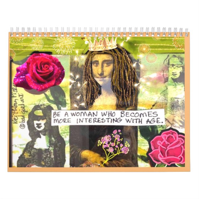 Calendário de Arte Menina Má (Capa)