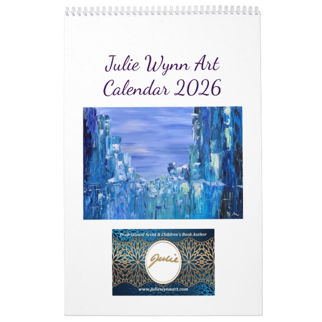 Calendário de Arte Nova Julie Wynn 2026 (Capa)
