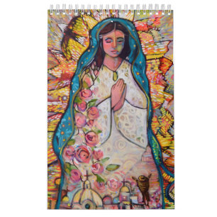 Calendário de Arte Popular Católica de Jen Norto