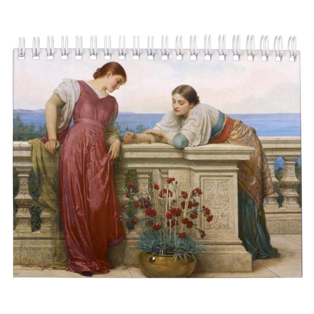 Calendário de Arte Pré-Raphaelite (Capa)