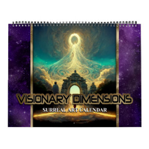 Calendário de Arte Surreal 2 Visionary Dimensions