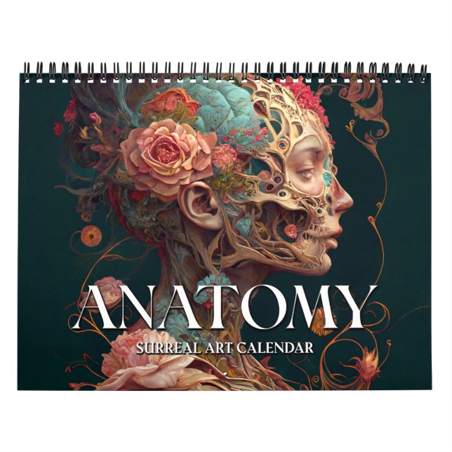 Calendário de Arte Surreal de Anatomia 2027 (Capa)