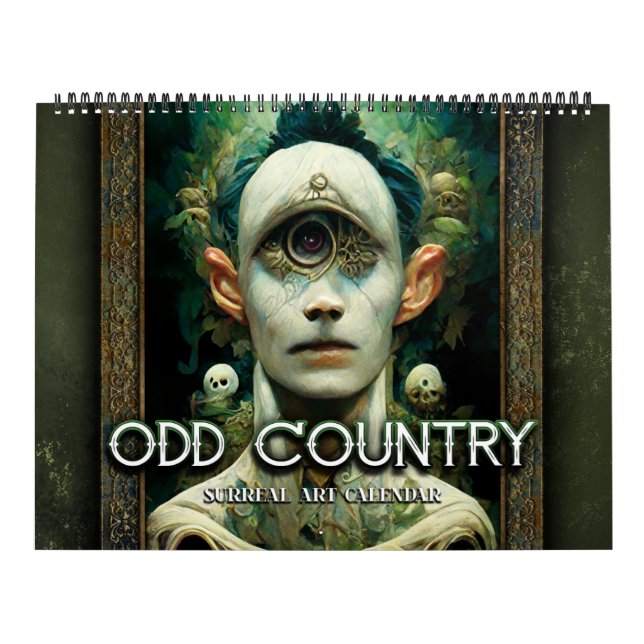 Calendário De Arte Surreal Do Odd Country 1 2026 (Capa)
