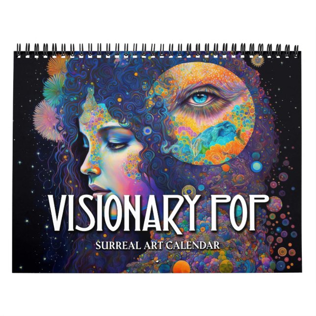 Calendário de Arte Surreal Pop Visionária 2027 (Capa)