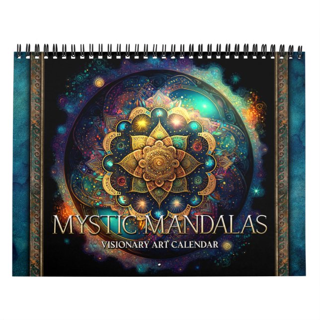 Calendário de Arte Surreal Visionária do Mandalas  (Capa)
