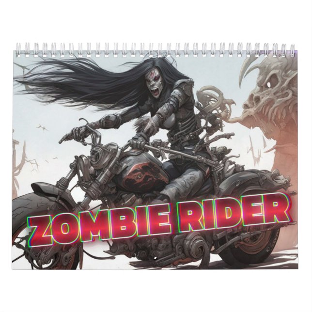 Calendário de Arte Zombie Rider (Capa)