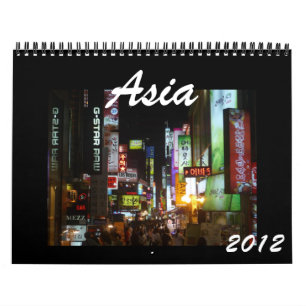 calendário de Ásia 2012