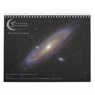 Calendário de Astrofotografia de Russ McKinney de 