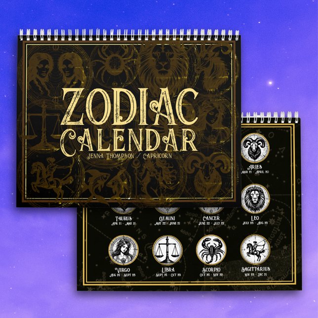 Calendário de Astrologia Zodíaca (Criador carregado)