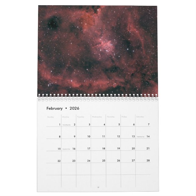 Calendário de Astronomia 2020 (Fev 2026)