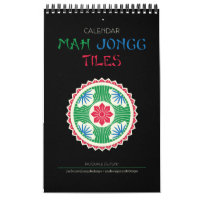 Calendário de Azulejos Mah Jongg
