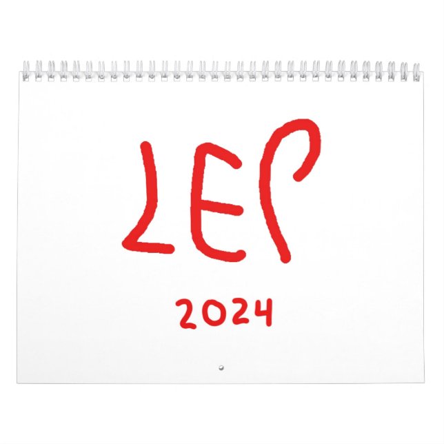 Calendário de Baixo Esforço 2024 (Capa)