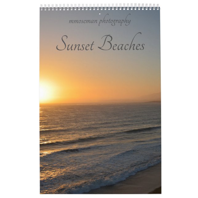 Calendário de Beaches Sunset (Capa)