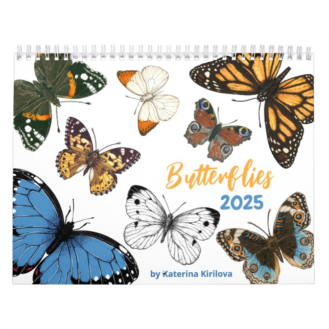 Calendário de Borboletas (Capa)