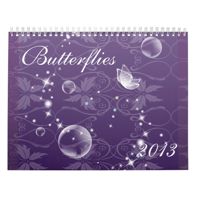 Calendário de Borboletas 2013 (Capa)