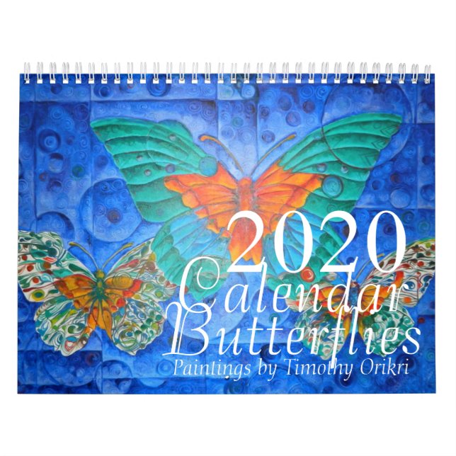 Calendário de Borboletas 2020 (Capa)
