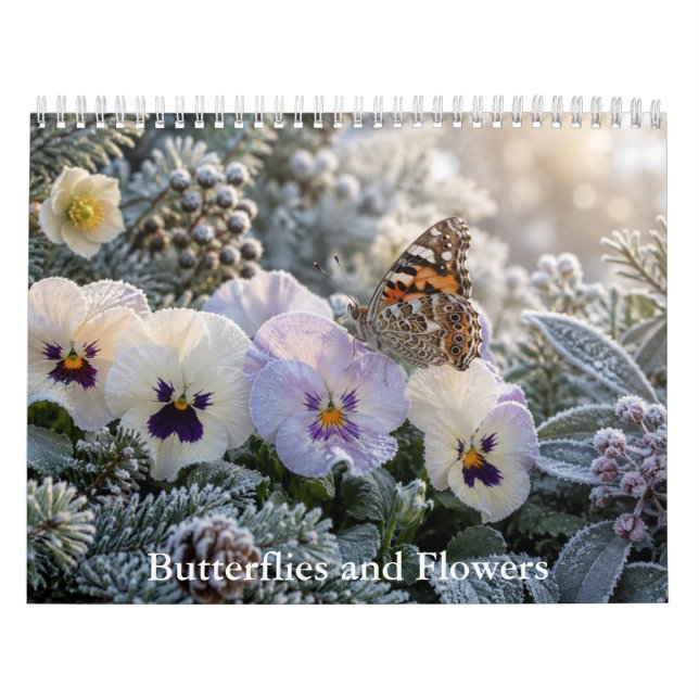 Calendário de Borboletas e Flores  (Capa)
