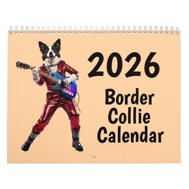 Calendário de Border Collie (Capa)