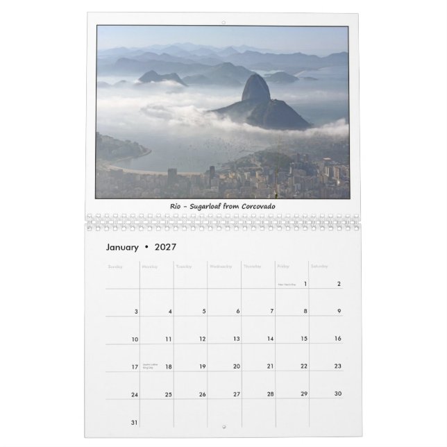 Calendário de Brasil 2012 (Jan 2027)