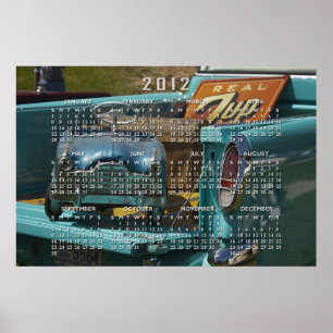 Calendário de Brinquedos Antigos Poster