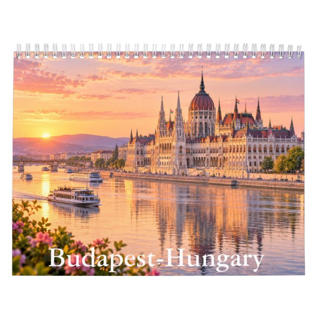 Calendário de Budapeste Hungria (Capa)