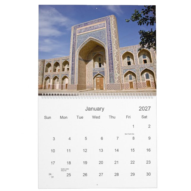 Calendário de Bukhara 2011 (Jan 2027)