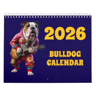 Calendário de Bulldogue