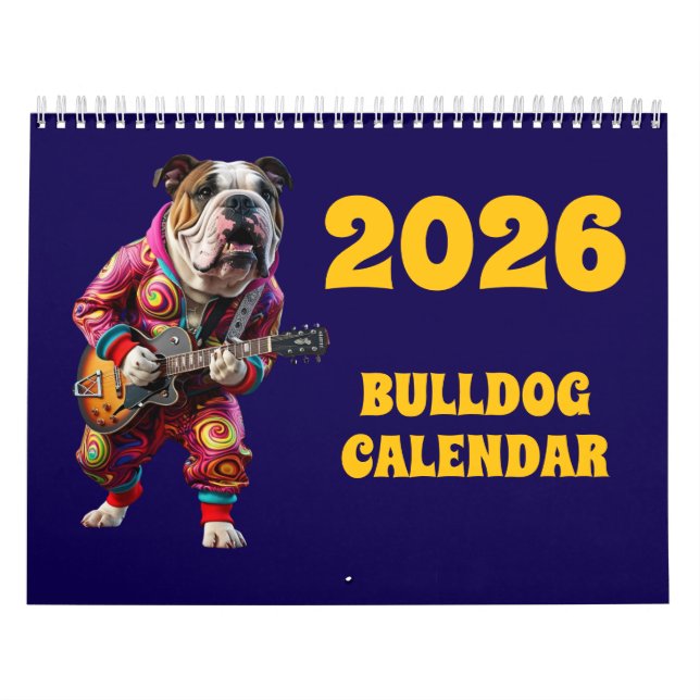 Calendário de Bulldogue (Capa)