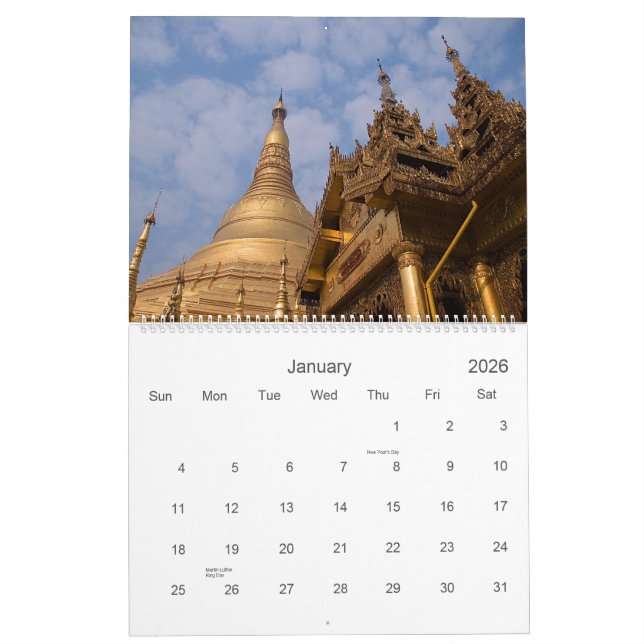Calendário de Burma 2010 (Jan 2026)