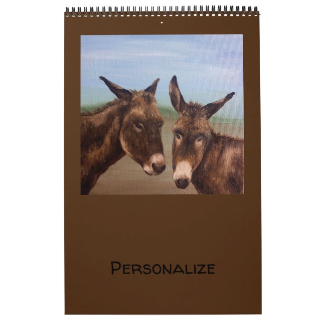 Calendário de burro duplo (Capa)