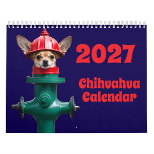 Calendário de Cachorro Chihuahua 2027