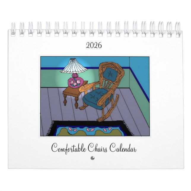 Calendário de Cadeiras Confortáveis (Capa)