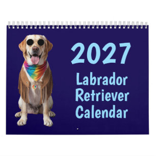 Calendário de Cães Labrador Retriever 2027