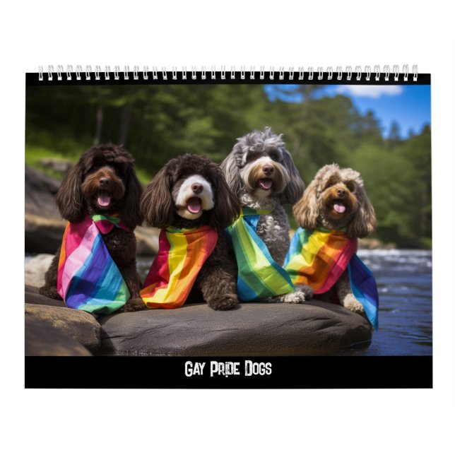 Calendário de Cães orgulho gay (Capa)