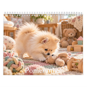 Calendário de Cães Pomerânia