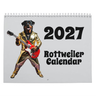 Calendário de Cães Rottweiler 2027
