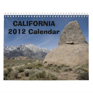 Calendário de Califórnia 2012