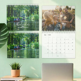 Calendário de Caligrafia Fotográfica Personalizada