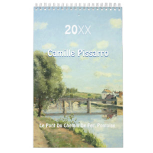 Calendário de Camille Pissarro Impressionistas