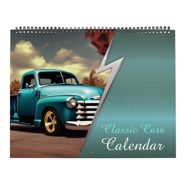 Calendário de Carros Clássicos (Capa)