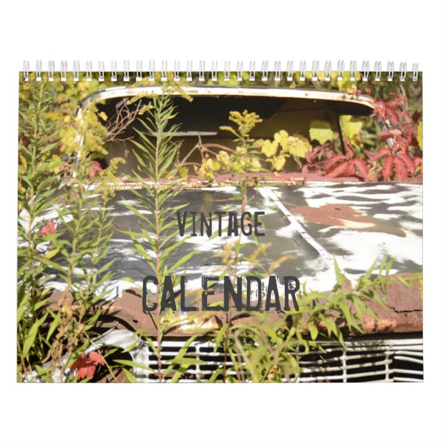 Calendário de Carros vintage (Capa)