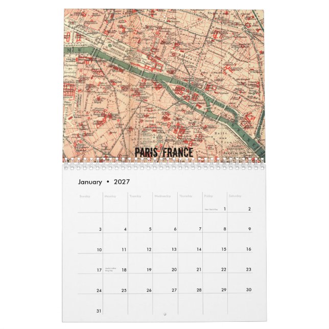 Calendário de Cartógrafos da Cidade Europeia Vinta (Jan 2027)