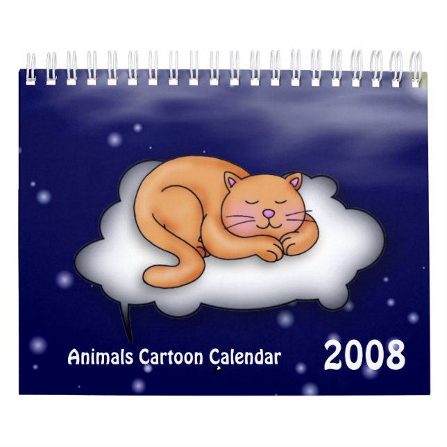 Calendário de Cartoons Animais 2008/2009 (Capa)