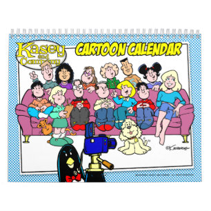 Calendário de Cartoons da Kasey e da Empresa