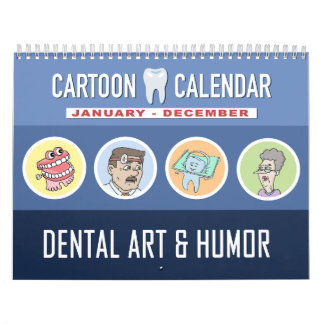Calendário de Cartoons de Humor Dental