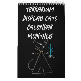 Calendário de Cat de Exibição de Terrarium