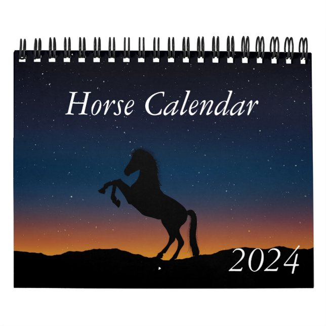 Calendário de Cavalos (Capa)