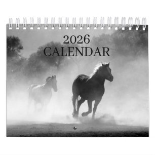CALENDÁRIO DE CAVALOS SIMPLES 2026