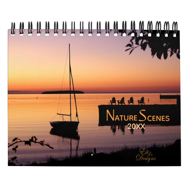Calendário de Cenas de Natureza | Texto de Ano Edi (Capa)