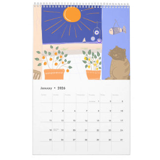 Calendário de Cenas e Padrões de Verão Gregos